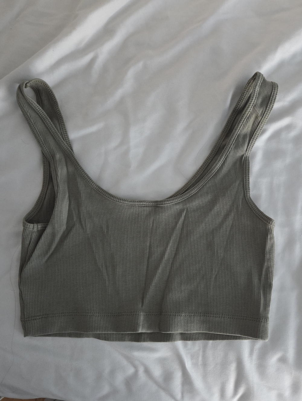 H&M Ribbed Crop Tank, Small - Picture 2 of 2